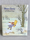 Book cover of ‘Brave Irene’ by William Steig. A determined girl braves a snowstorm to deliver a dress—part of the Courage Collection from Wonder & Wisdom Books™.
