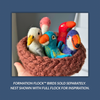 Formation Flock™ birds displayed in nest. Birds sold separately.
