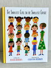 Book cover of ‘The Smallest Girl in the Smallest Grade’ by Justin Roberts and Christian Robinson, featuring illustrated children and a teacher. Part of the Courage Collection from Wonder & Wisdom Books™.