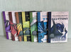 Seven Deadly Dragons virtue book set on gray textured background.