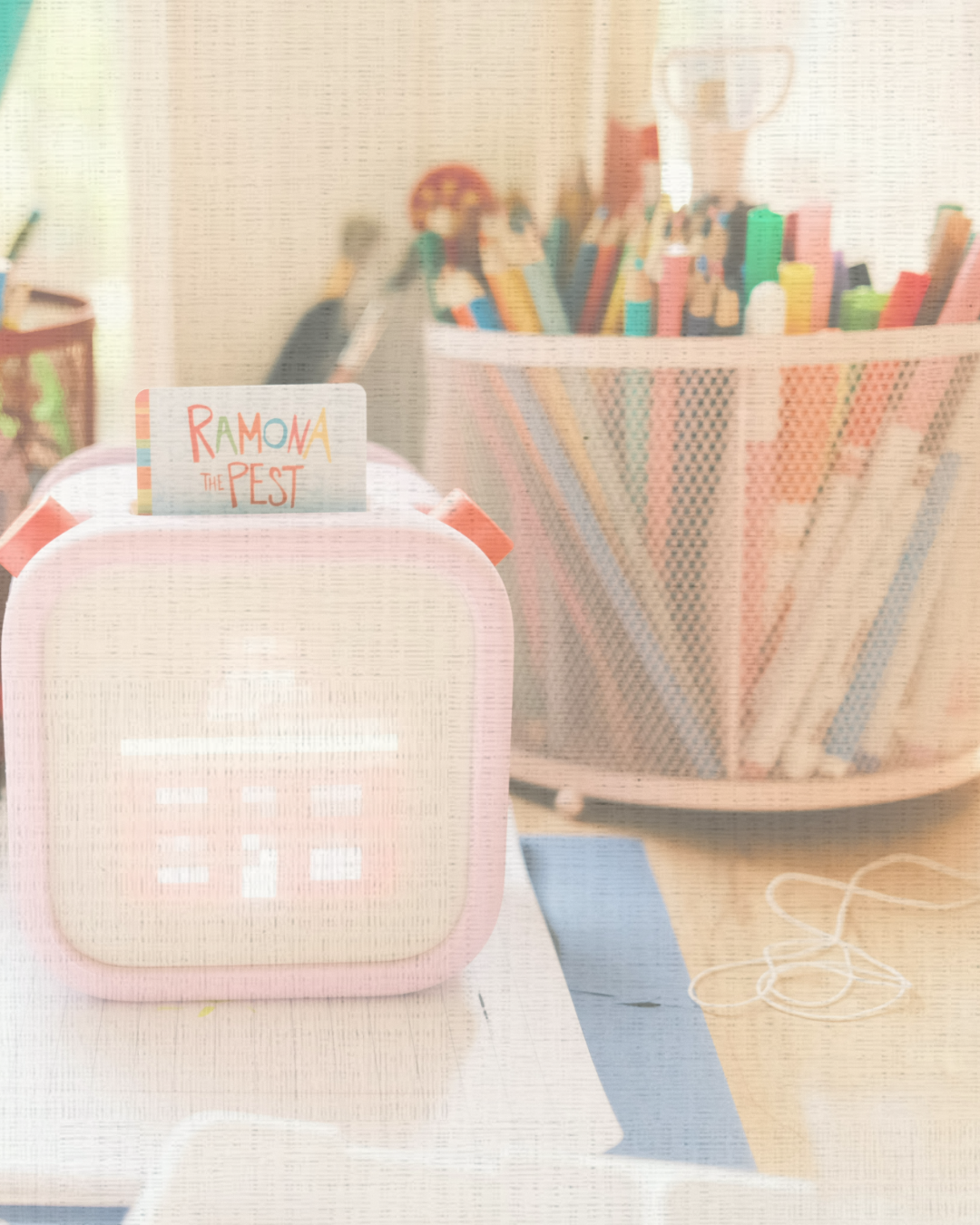Yoto audio player with children’s story cards used in our home to encourage imagination, listening stamina, literacy, and meaningful story rhythms.